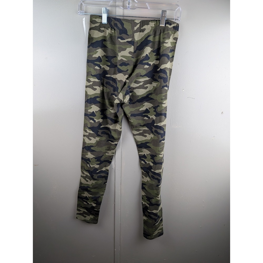 No Boundaries Womens Camo Print Leggings Green Camouflage Ankle Length M 7-9 NEW - Picture 4 of 4